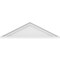 Ekena Millwork Peaked Cap Smooth Architectural Grade PVC Pediment, 32"W x 9"H x 2"P (Pitch 6/12) PEDPS032X090PKC00 - alternate 3